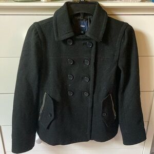 ❄️GAP WOMENS XS BLACK PEACOAT